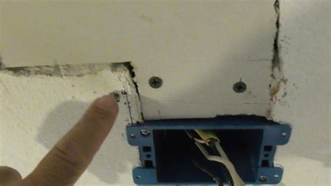 how to find junction box behind drywall|extending romex behind drywall.